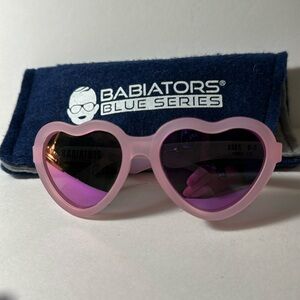 Babiators Pink Heart Sunglasses Baby Size 0-2 yrs